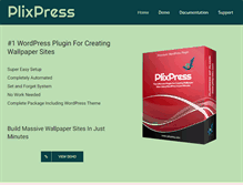 Tablet Screenshot of plixpress.com
